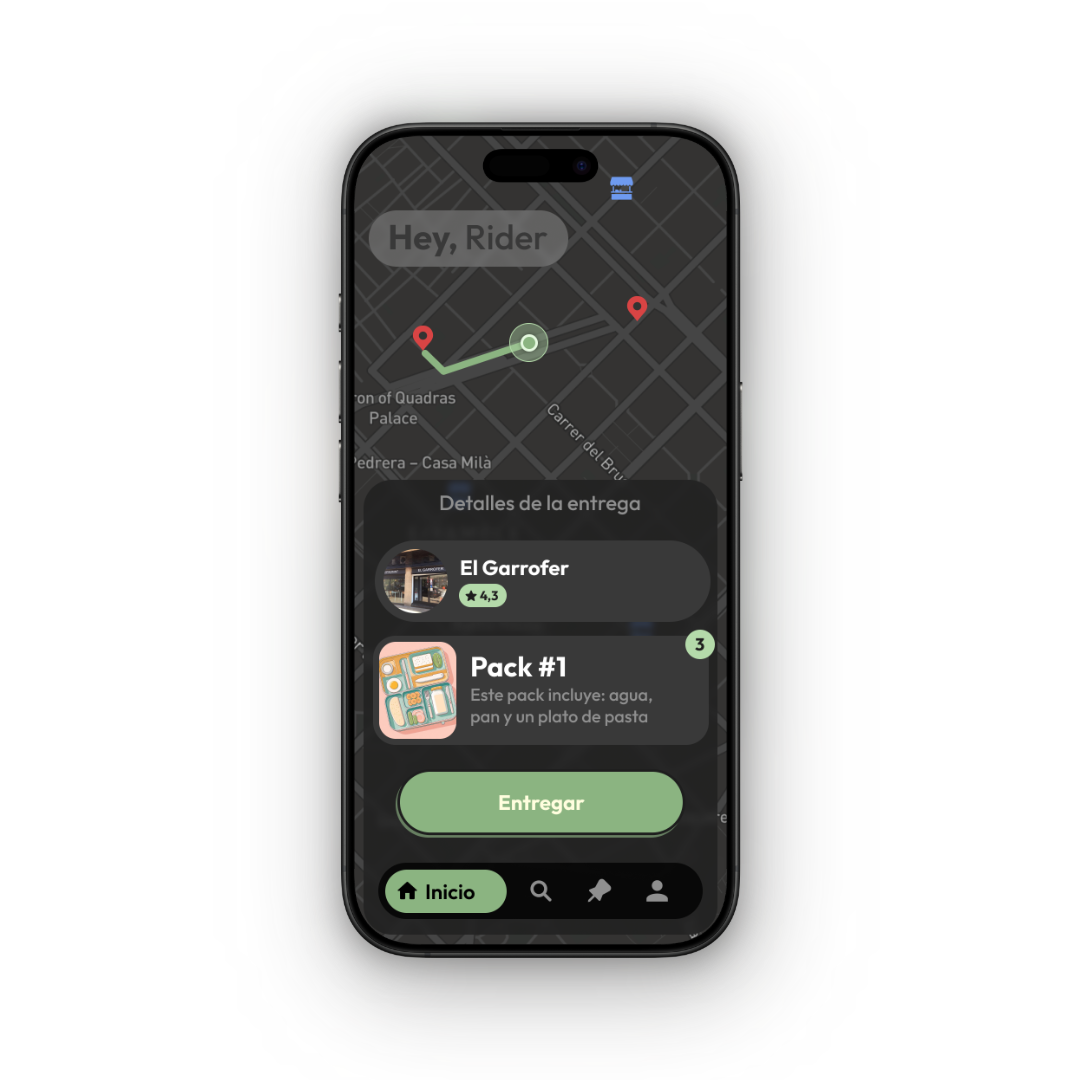 Preview of FoodLink mobile application