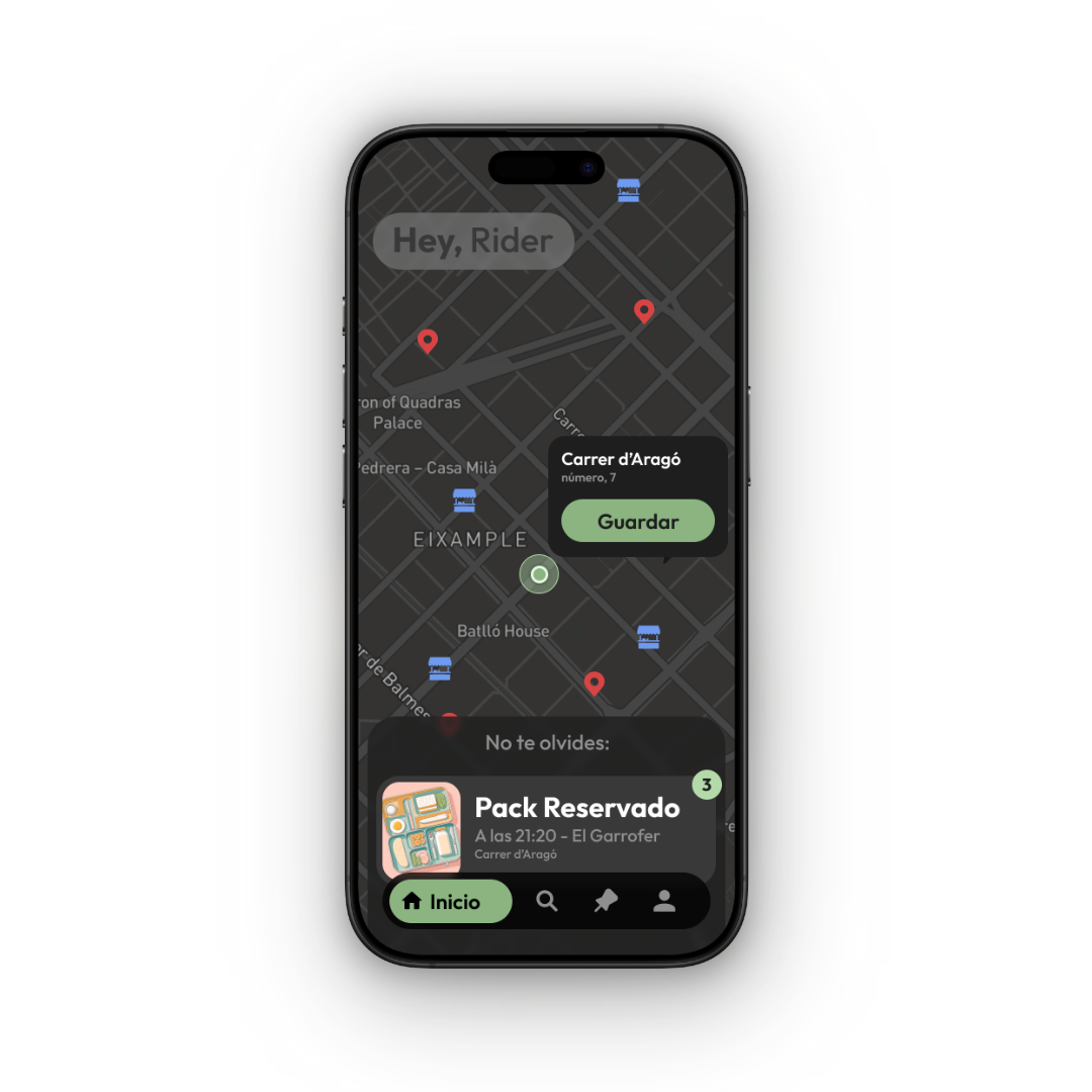 Preview of FoodLink mobile application