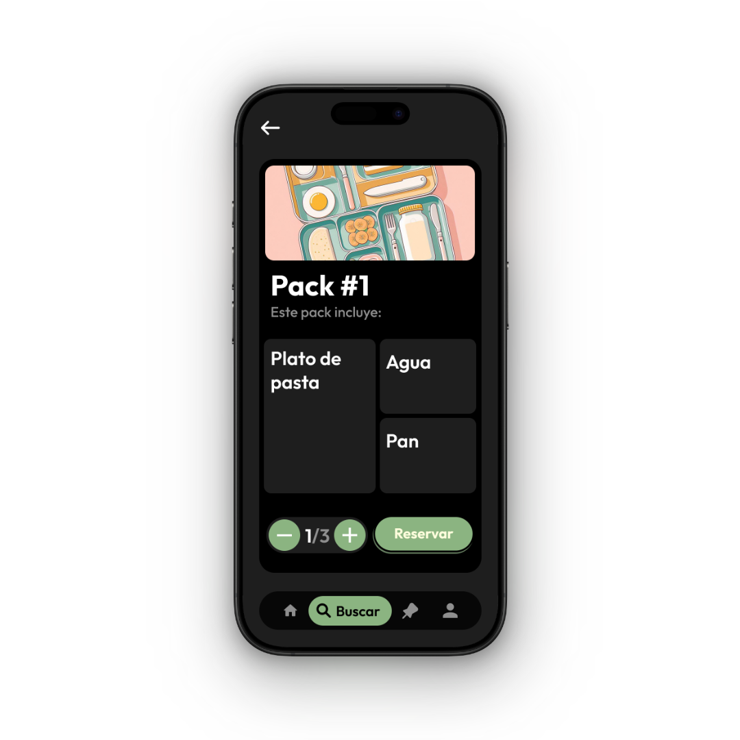 Preview of FoodLink mobile application